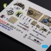 KELIK K72122 BF109-F2/F4 reconnaissance interior 3D decals for Fine Molds kit 1/72